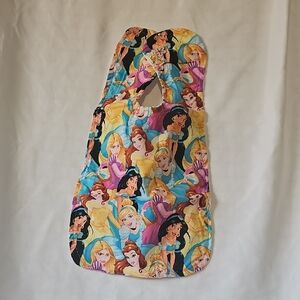 Waterproof Bib Disney Princess Multicolor with Flower Button